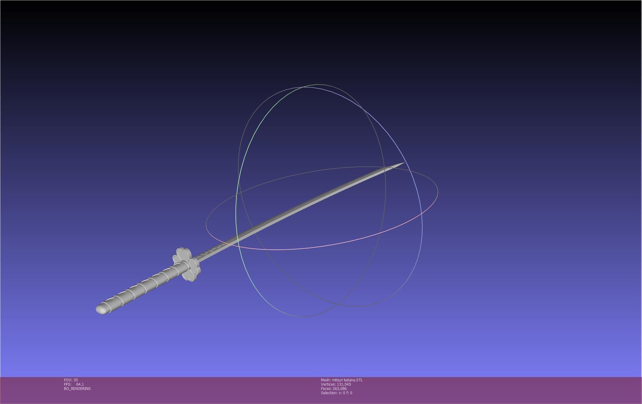 Demon Slayer Mitsuri Katana Printable Model 3D print model_52