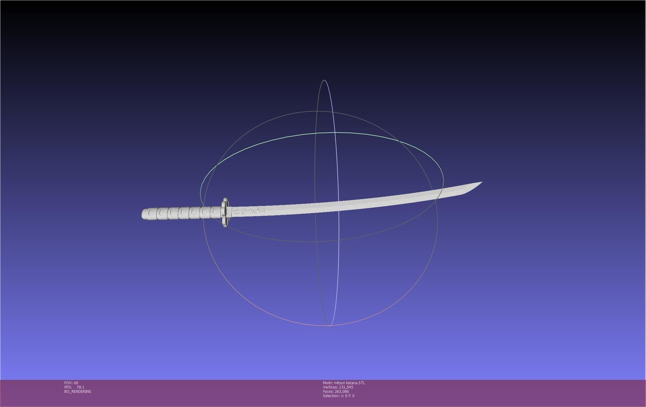 Demon Slayer Mitsuri Katana Printable Model 3D print model_135