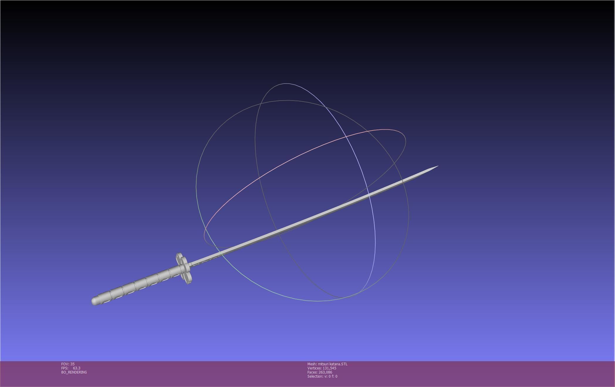 Demon Slayer Mitsuri Katana Printable Model 3D print model_42