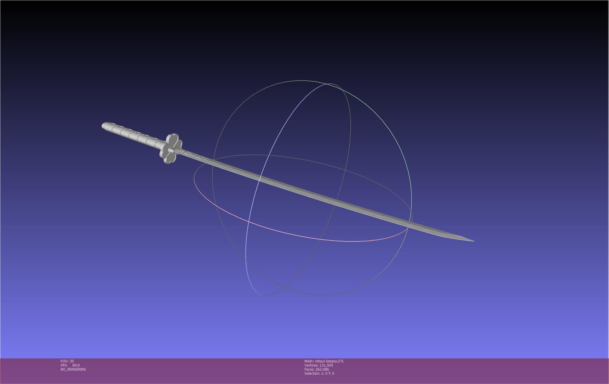 Demon Slayer Mitsuri Katana Printable Model 3D print model_68