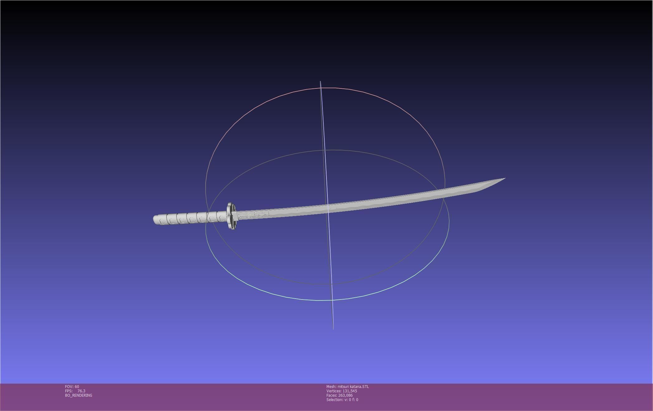 Demon Slayer Mitsuri Katana Printable Model 3D print model_137