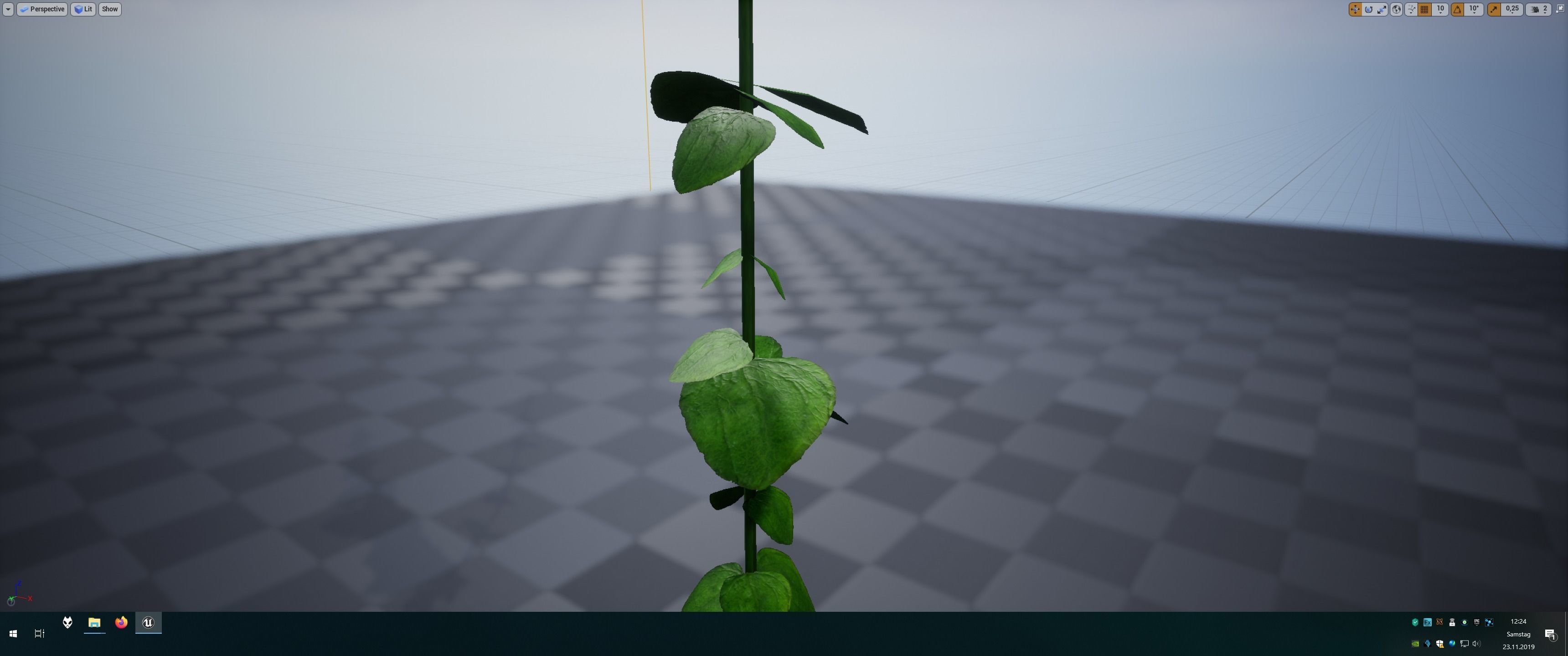 Waterweed - Vertex Low-poly 3D model_2