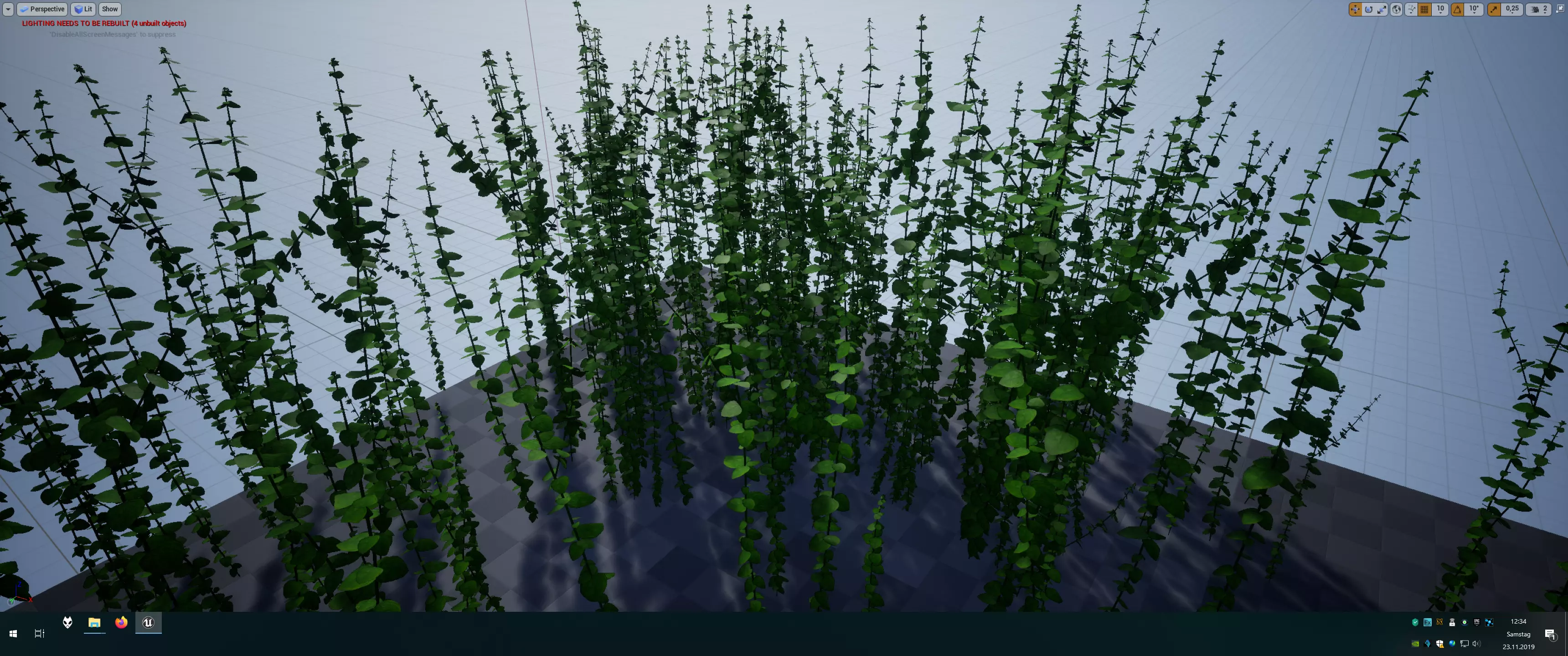 Waterweed - Vertex Low-poly 3D model_0