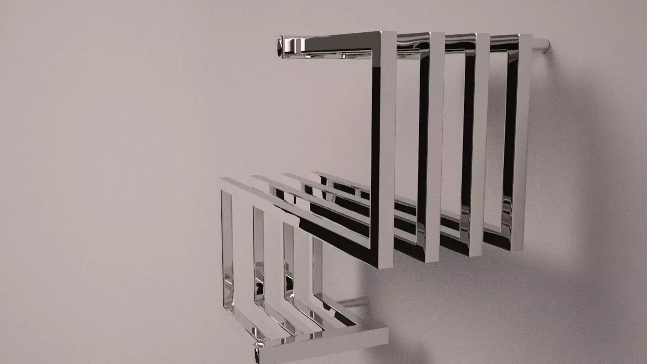 Heated towel rail Hammam 3D model