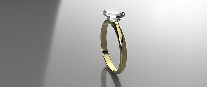 wedding ring Low-poly 3D model