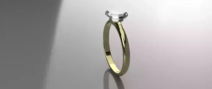 wedding ring Low-poly 3D model