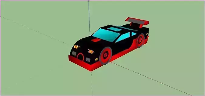bugatti veyron supersports Low-poly 3D model