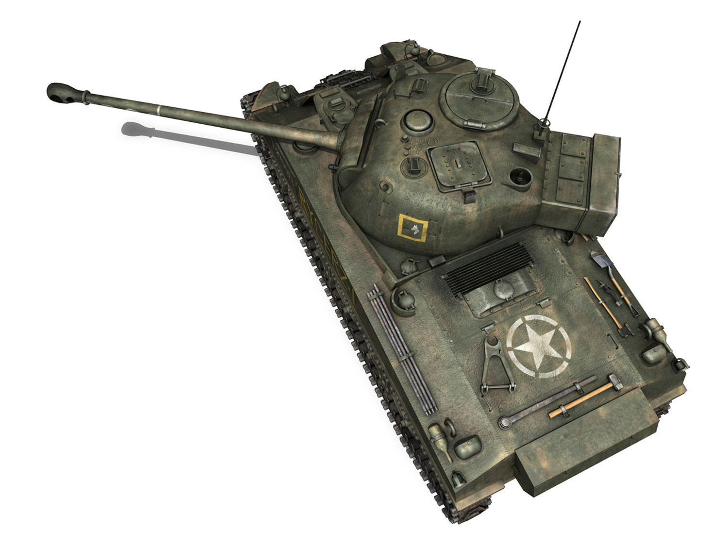 Sherman MK VC Firefly - Rycerz I 3D model_8