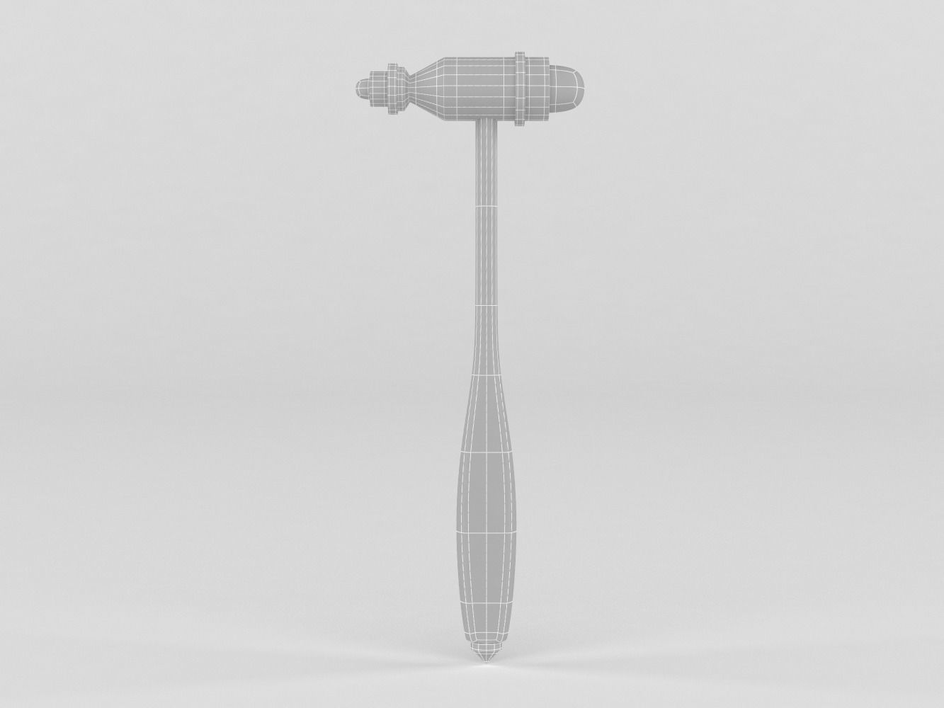 Mdf Tromner Neurological Reflex Hammer 3D model_11