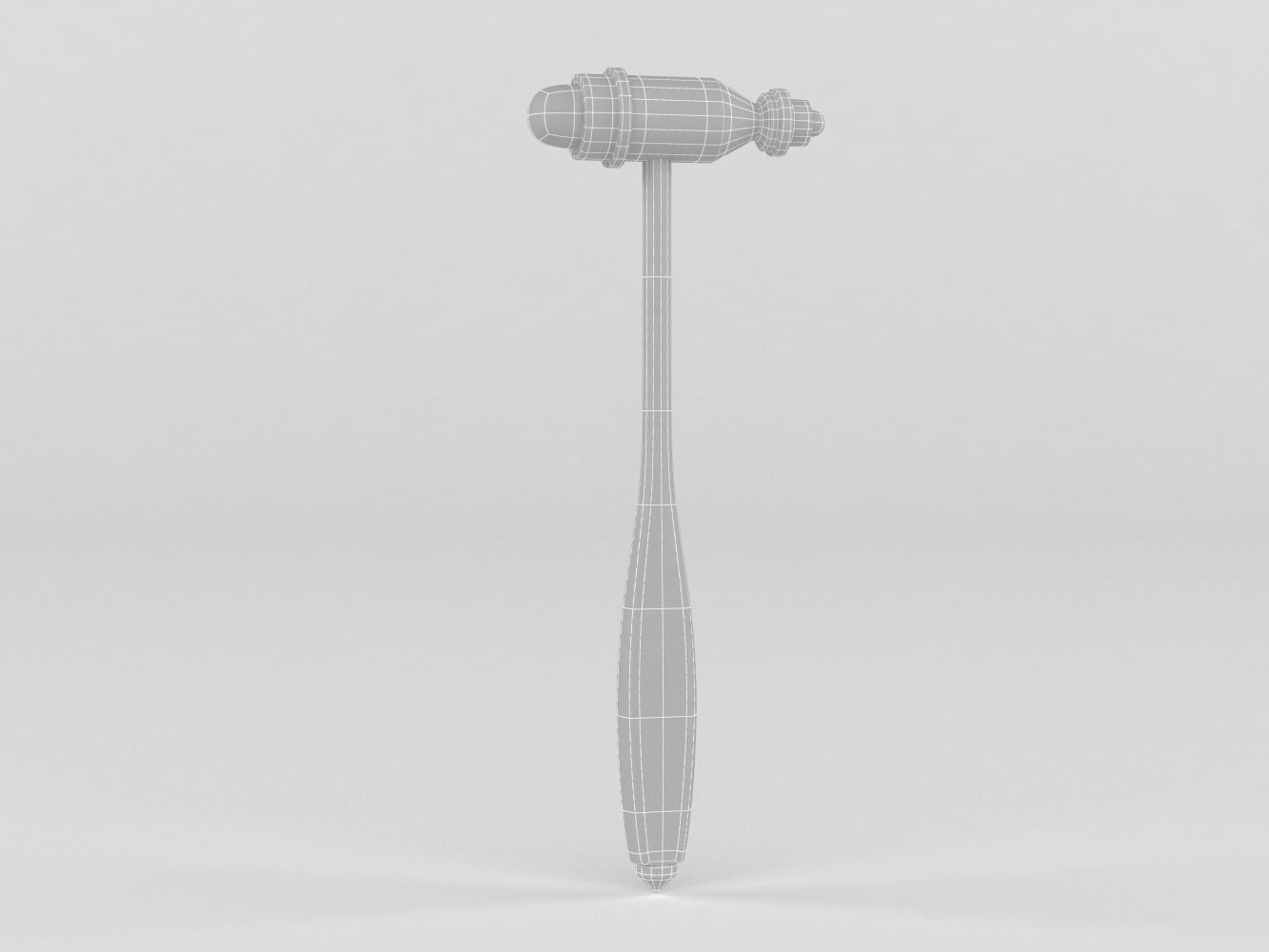 Mdf Tromner Neurological Reflex Hammer 3D model_12