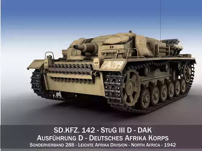 StuG III - Ausf D - DAK