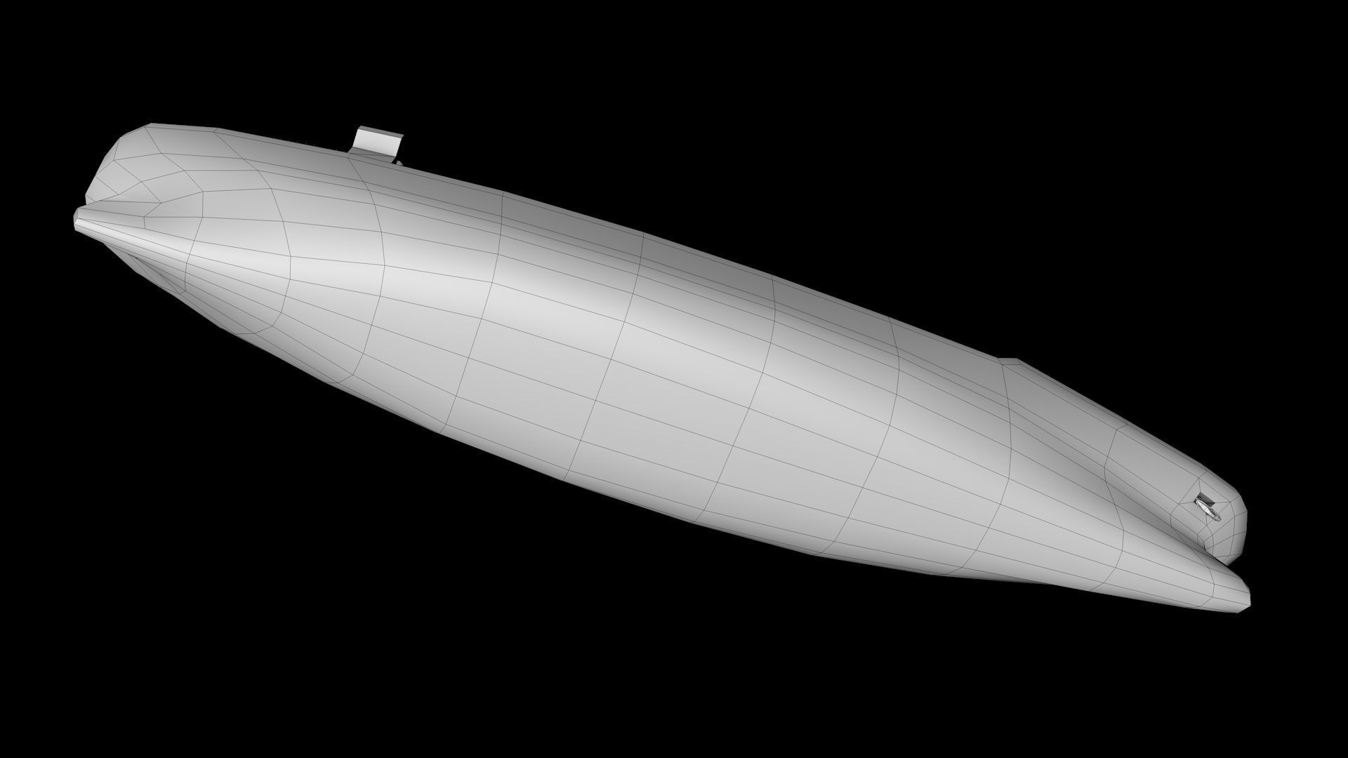 Cargo Ship  02 Low-poly 3D model_11