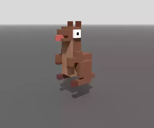 Voxel Kangaroo