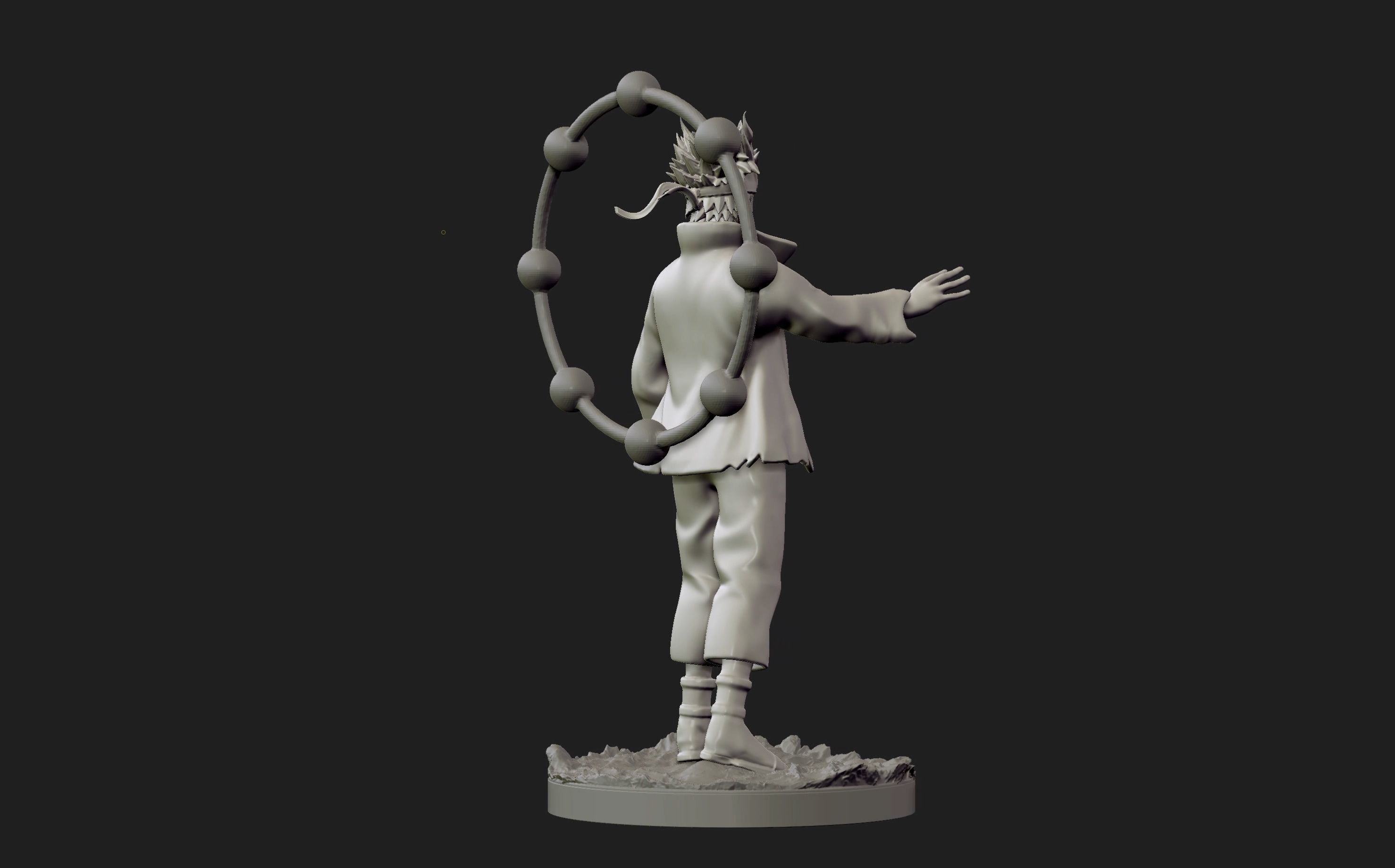 naruto six paths figurine 3d print 3D print model_24