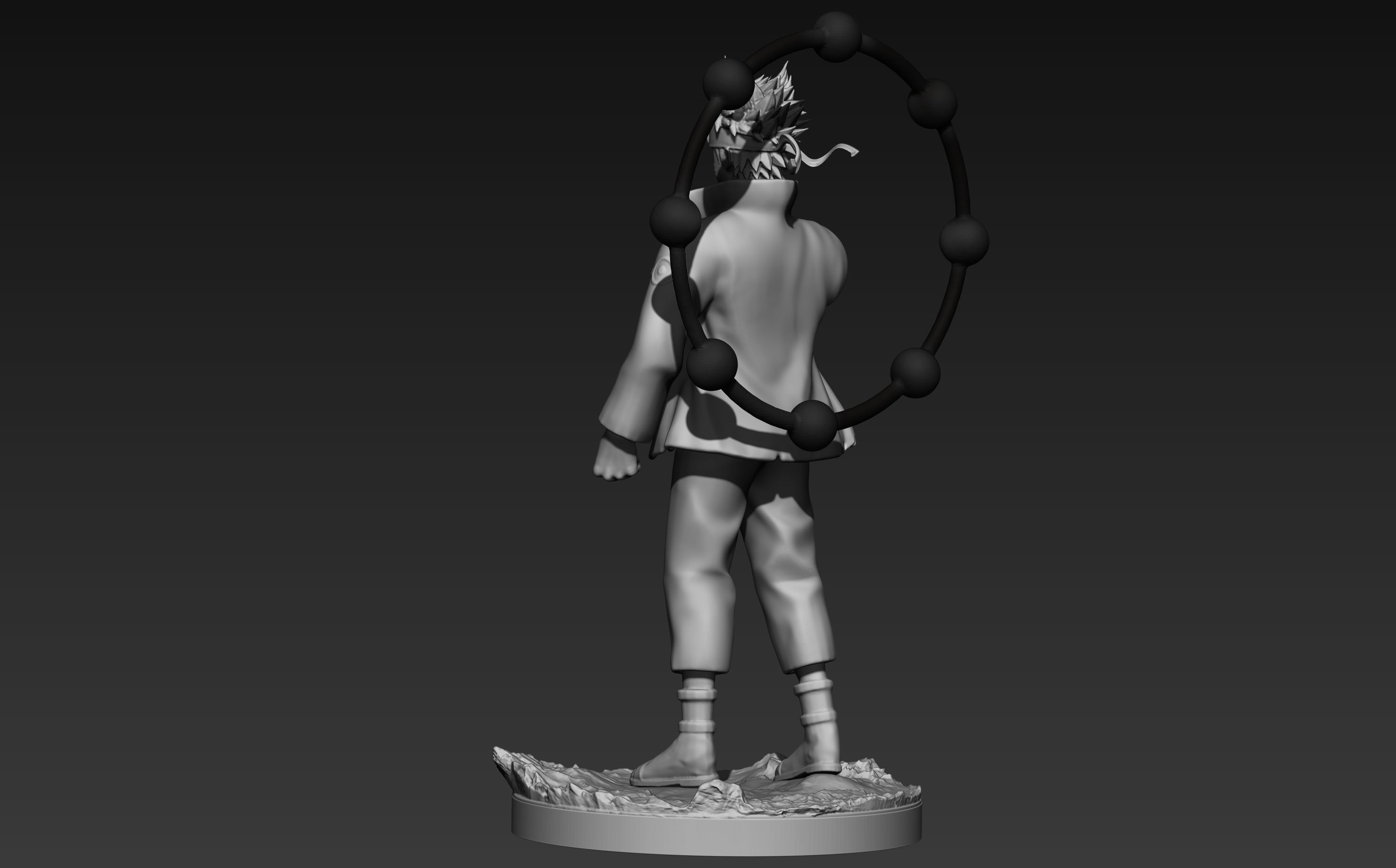 naruto six paths figurine 3d print 3D print model_5