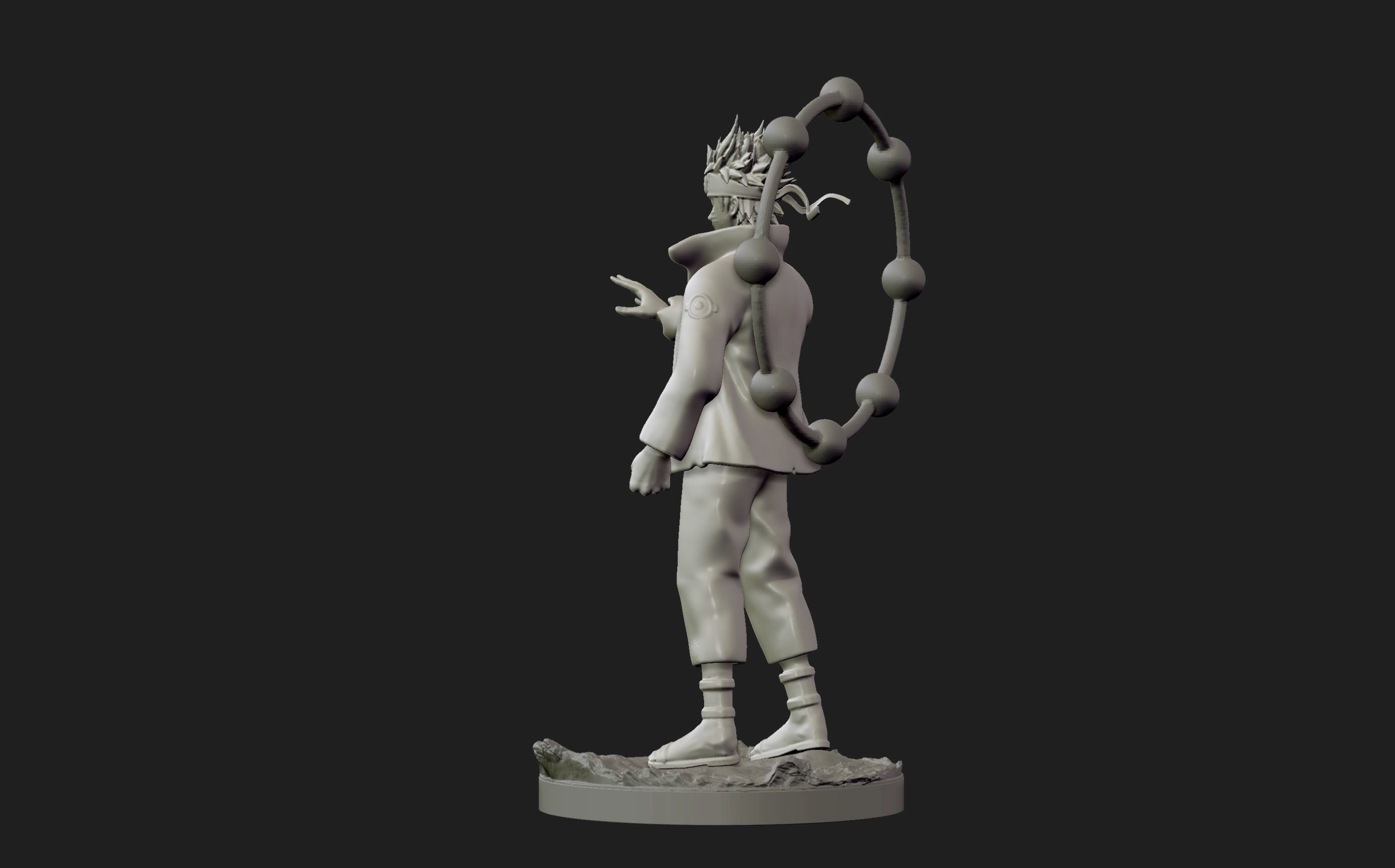 naruto six paths figurine 3d print 3D print model_20