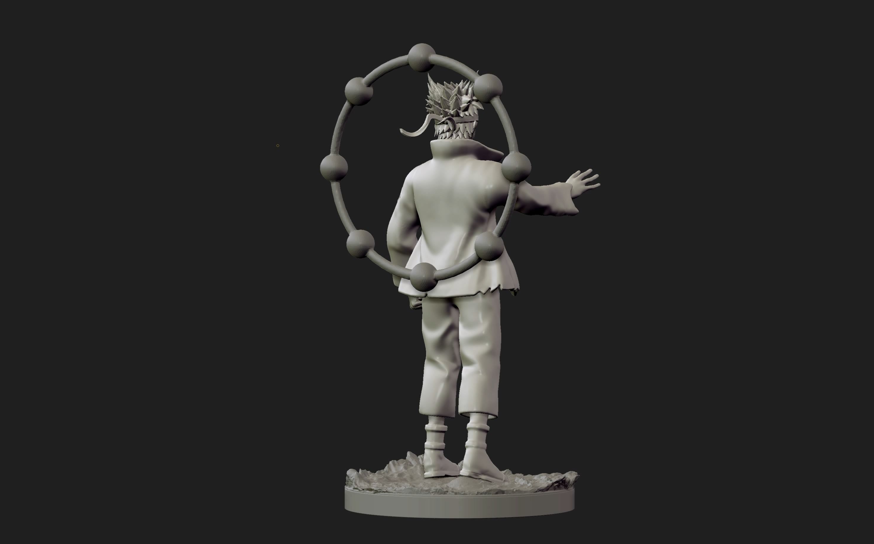 naruto six paths figurine 3d print 3D print model_11