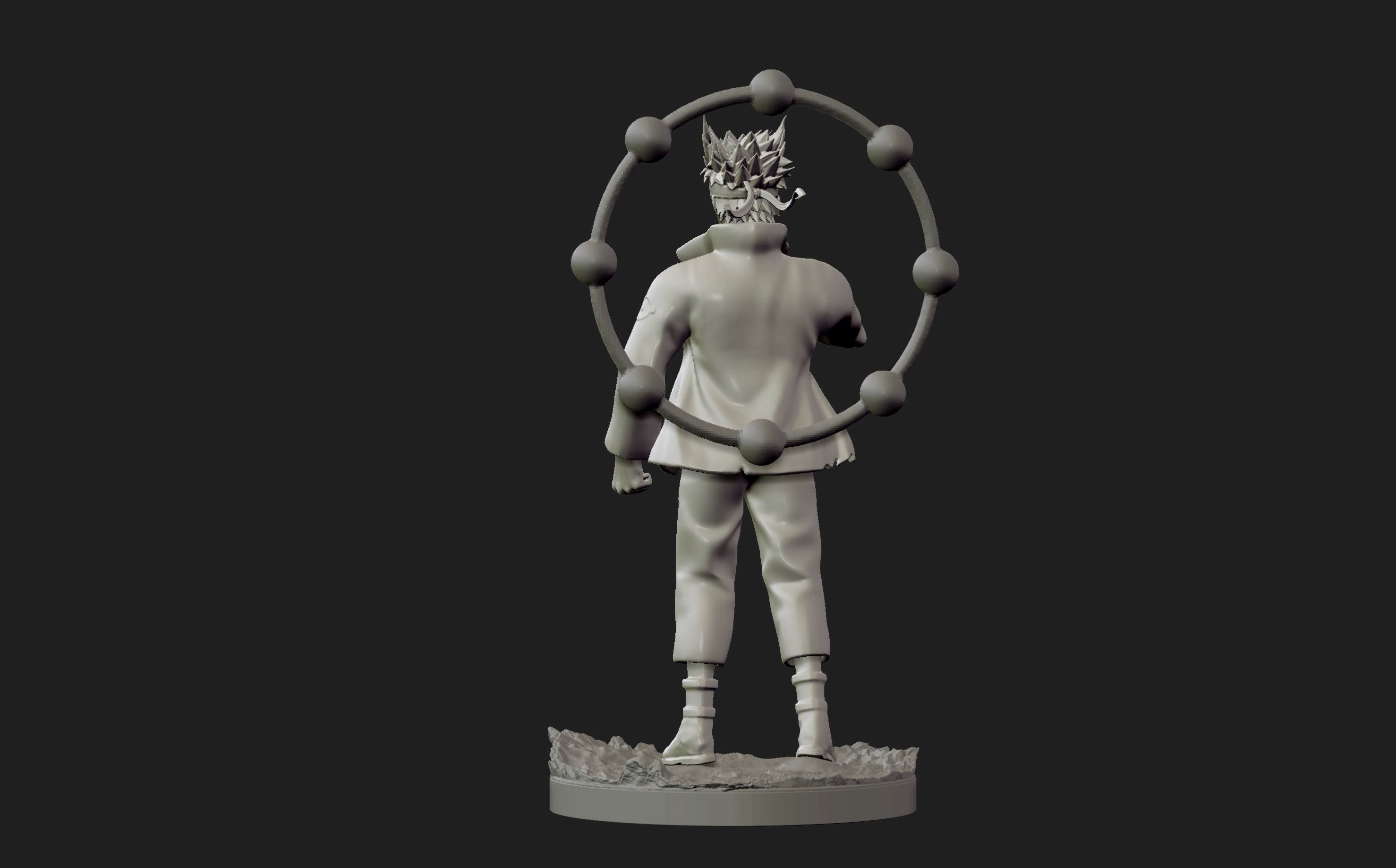 naruto six paths figurine 3d print 3D print model_18