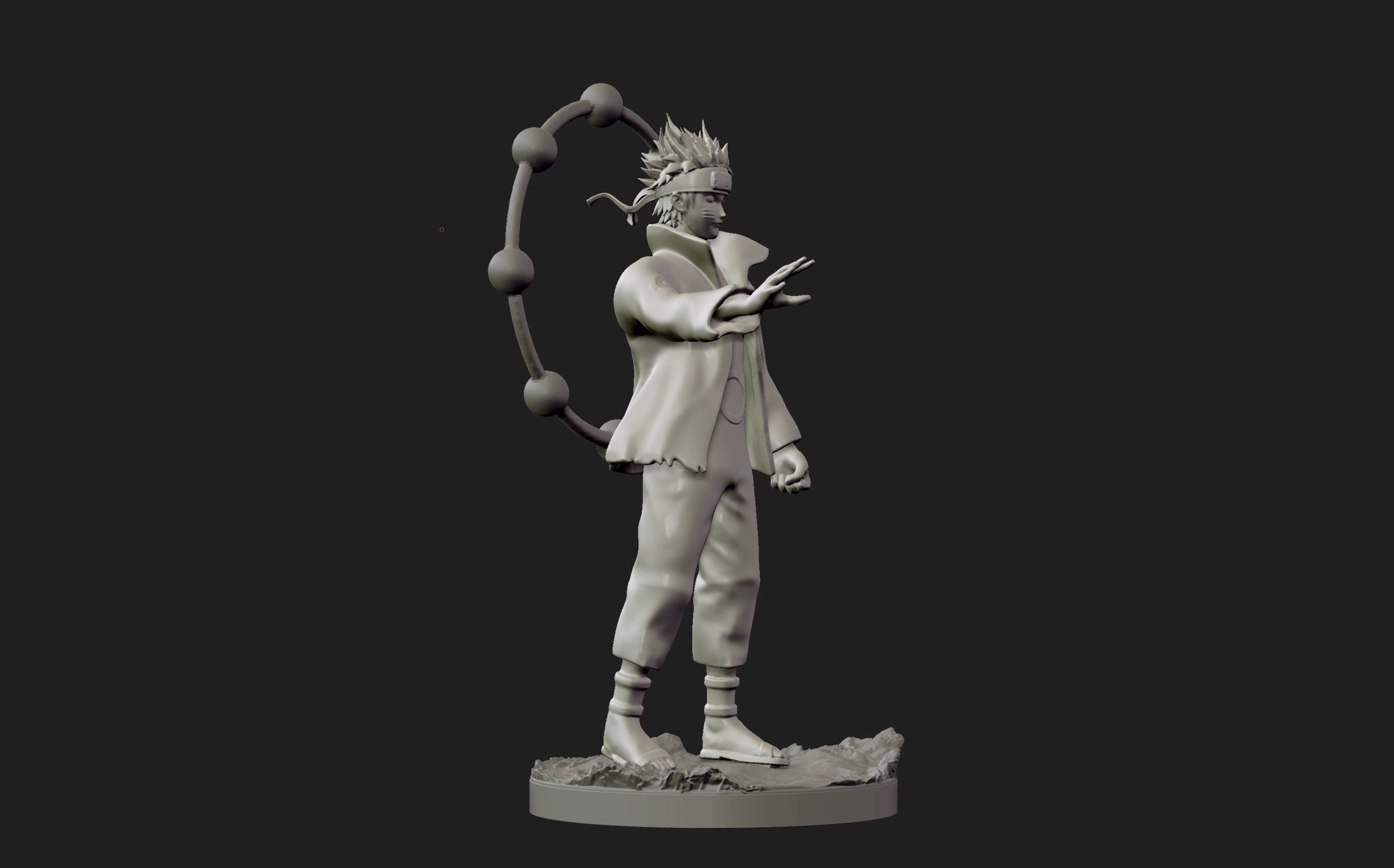 naruto six paths figurine 3d print 3D print model_12