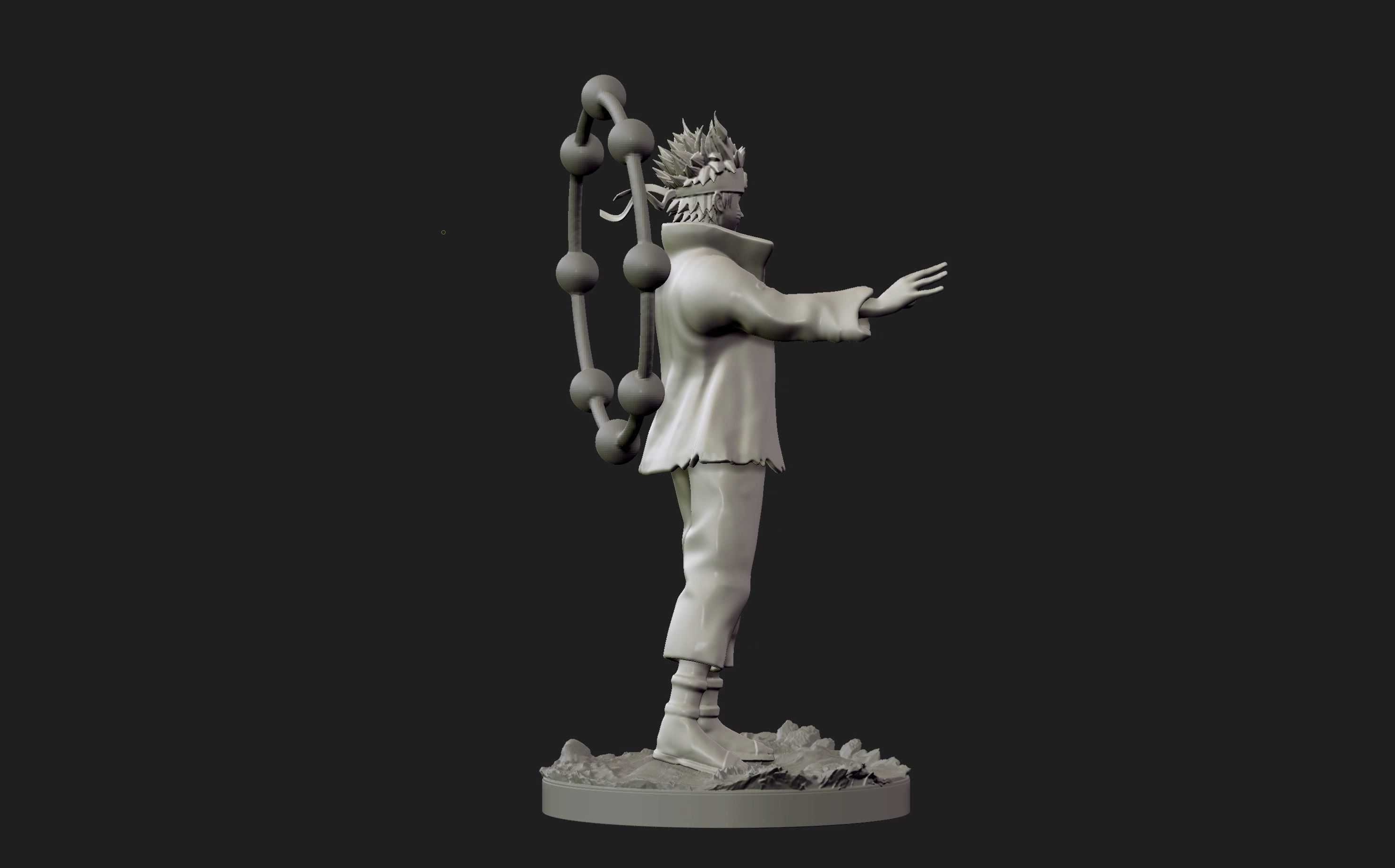 naruto six paths figurine 3d print 3D print model_14