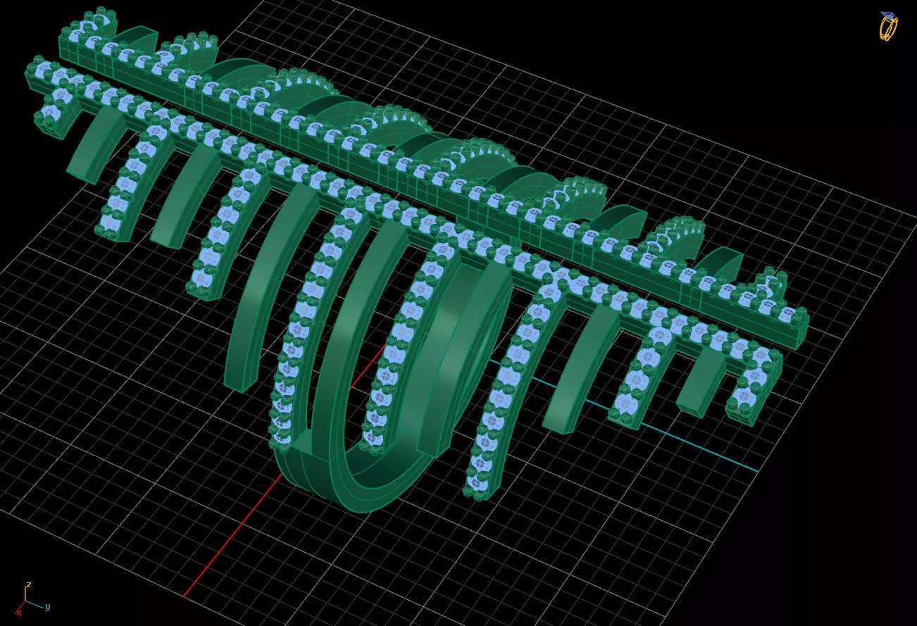 Piano ring 3D print model_0