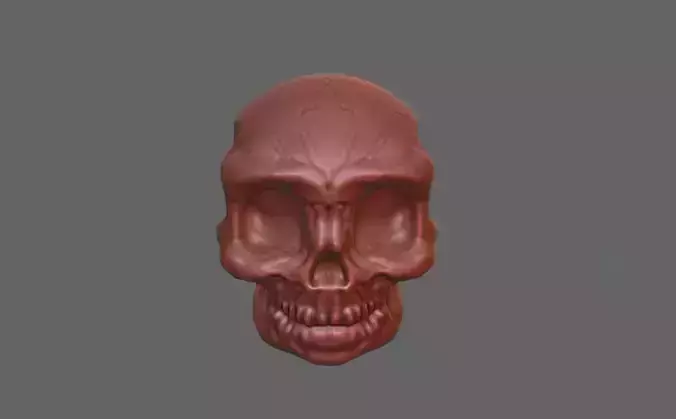 Skull Head for 3d Print - Caveira