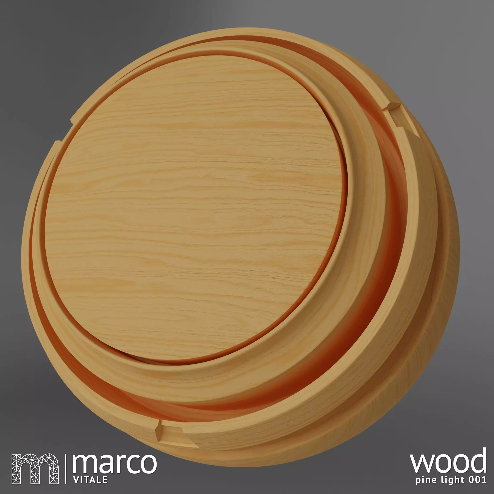 Seamless PBR Wood - Pine Light 001 Texture