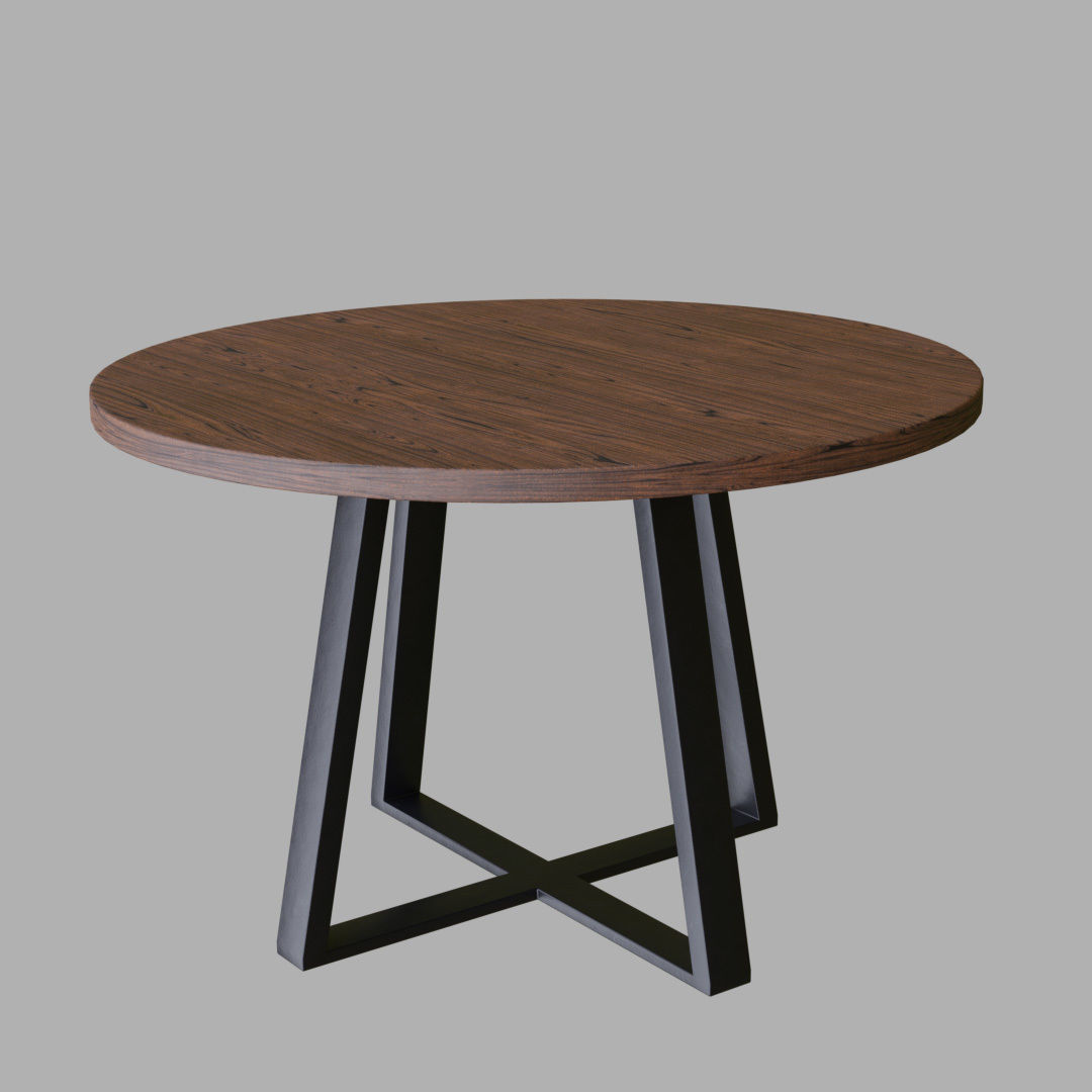 Cafe Seating setup 3D model_8