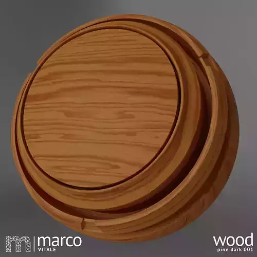 Seamless PBR Wood - Pine Dark 001