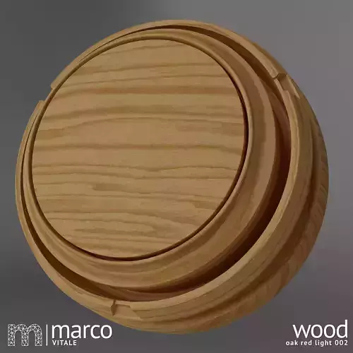 Seamless PBR Wood - Oak Red Light 002