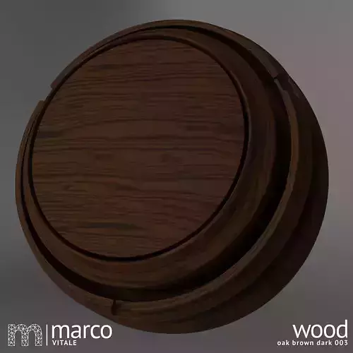 Seamless PBR Wood - Oak Brown Dark 003 Texture