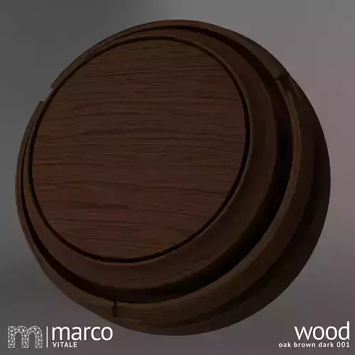 PBR Wood - Oak Brown Dark 001