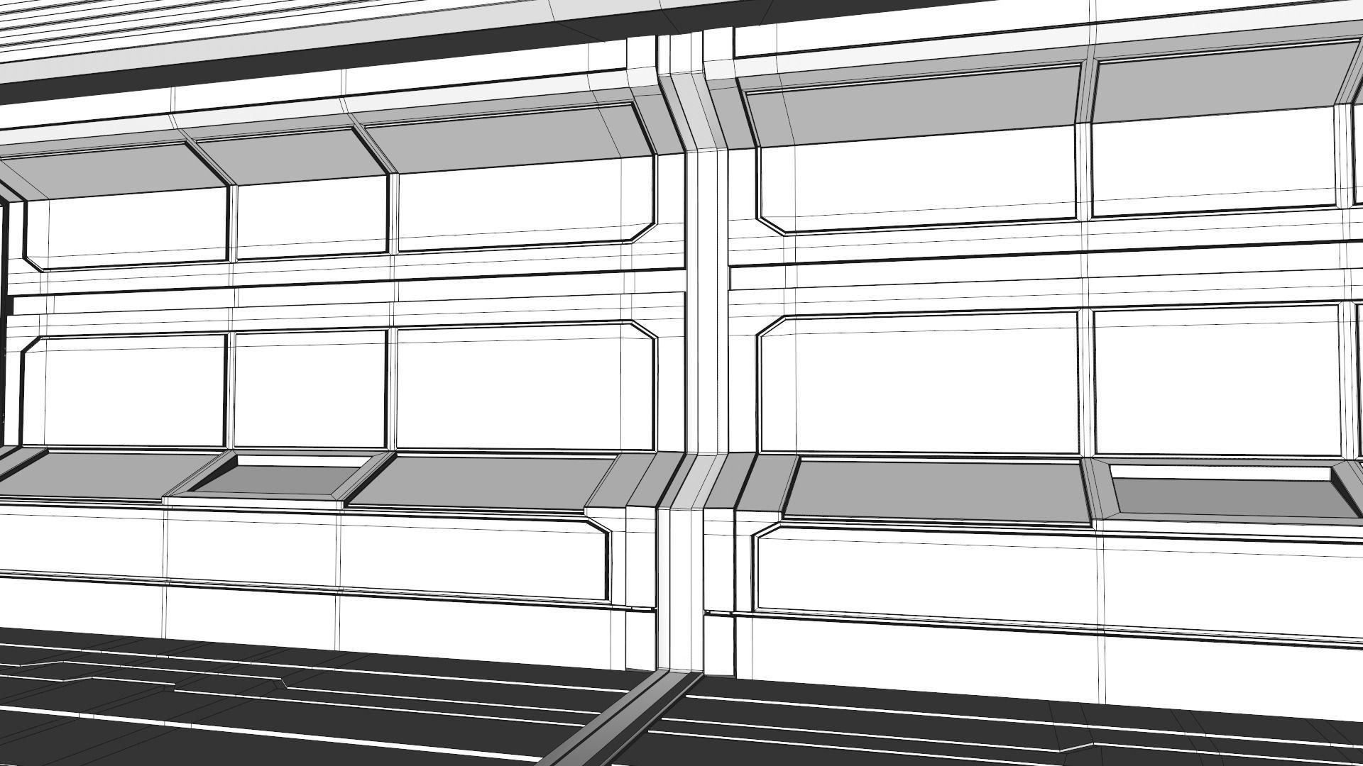 Sci Fi Corridor 3D model_20
