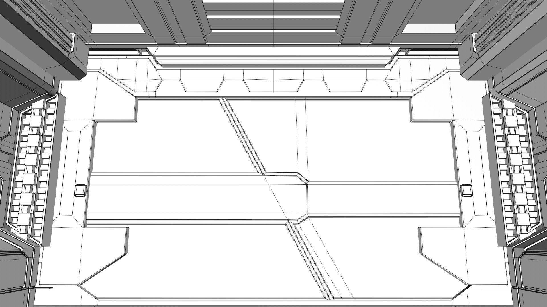 Sci Fi Corridor 3D model_15