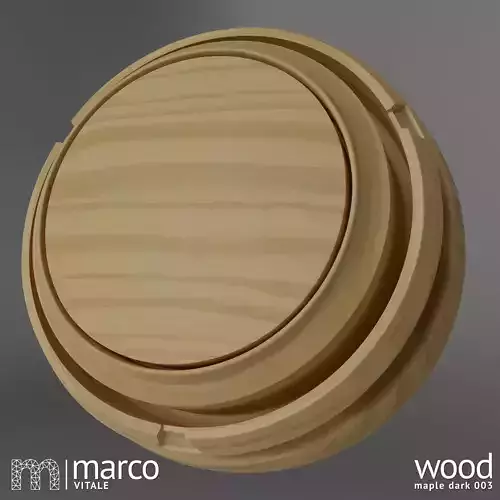 Seamless PBR Wood - Maple Dark 003