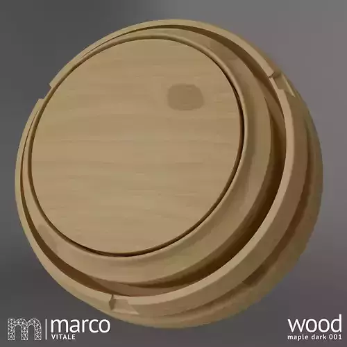 Seamless PBR Wood - Maple Dark 001