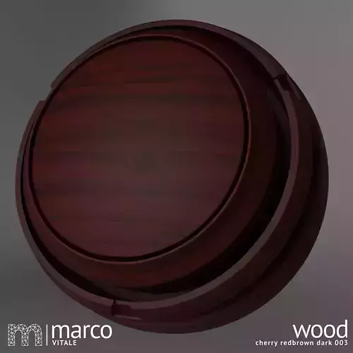 Seamless PBR Wood - Cherry Redbrown Dark 003