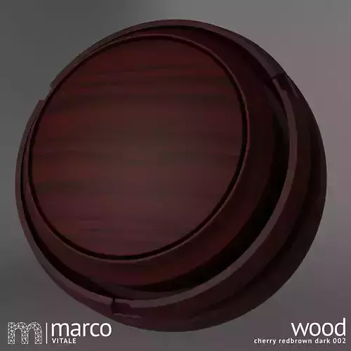 Seamless PBR Wood - Cherry Redbrown Dark 002