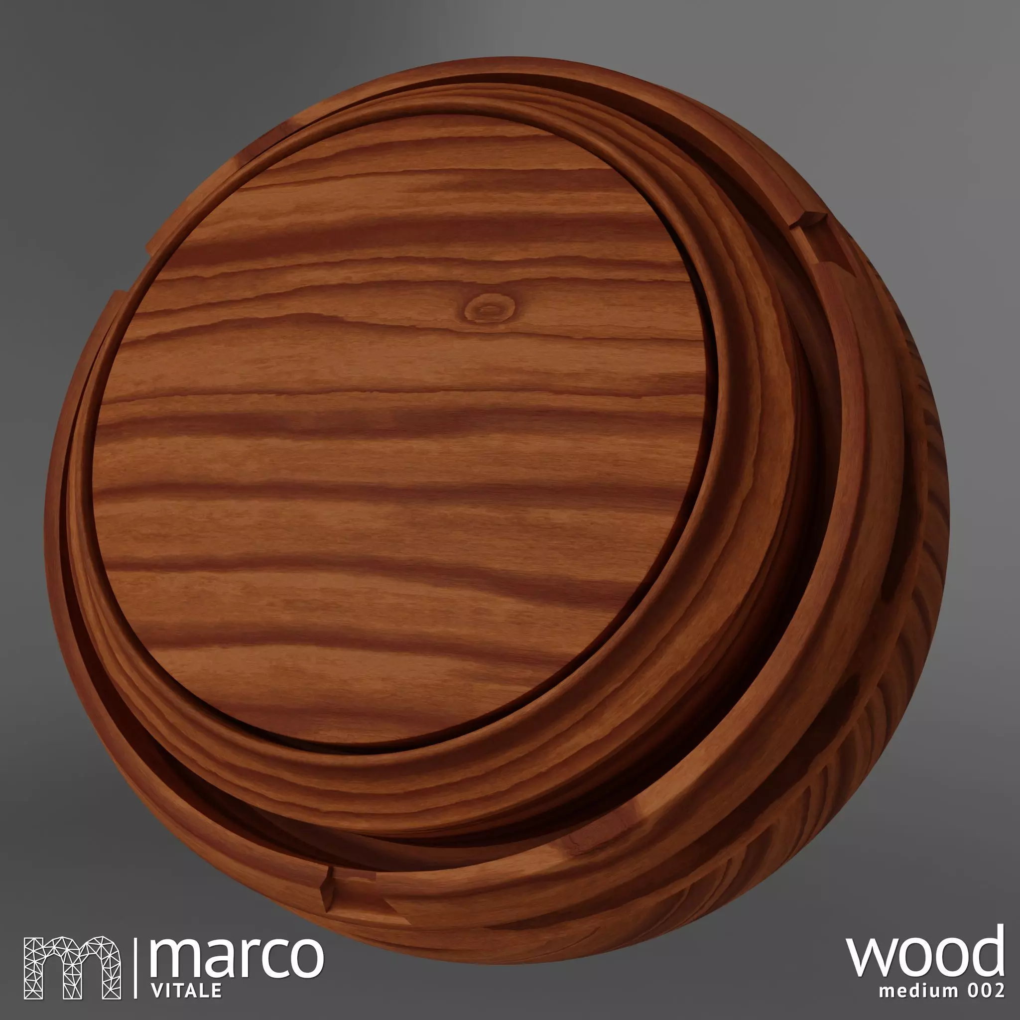 Free Seamless PBR Wood - Medium 002 Texture
