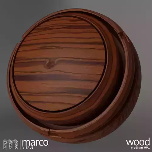 Free Seamless PBR Wood - Medium 001