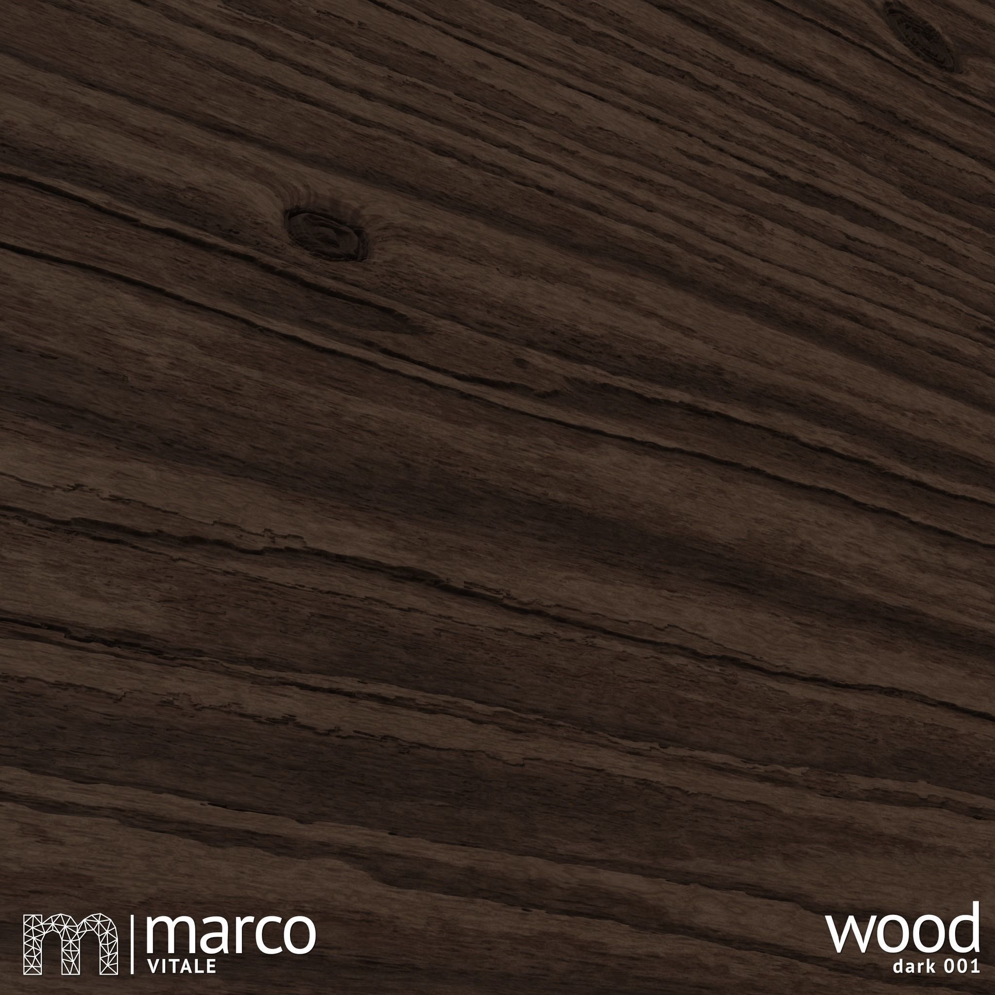 Free Seamless PBR Wood - Dark 001 Texture_4