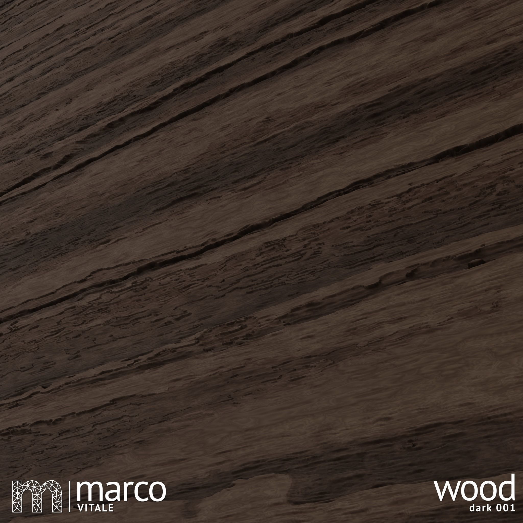 Free Seamless PBR Wood - Dark 001 Texture_3