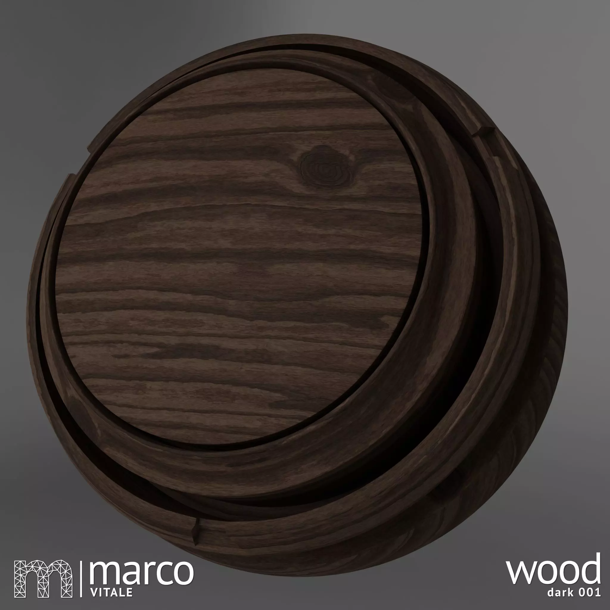 Free Seamless PBR Wood - Dark 001 Texture_0