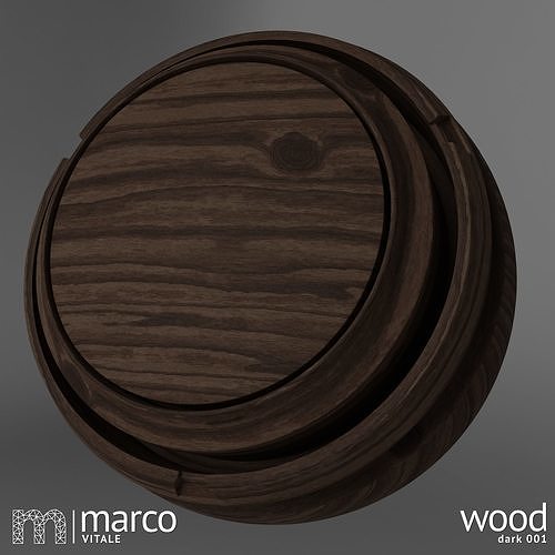 Free Seamless PBR Wood - Dark 001 Texture