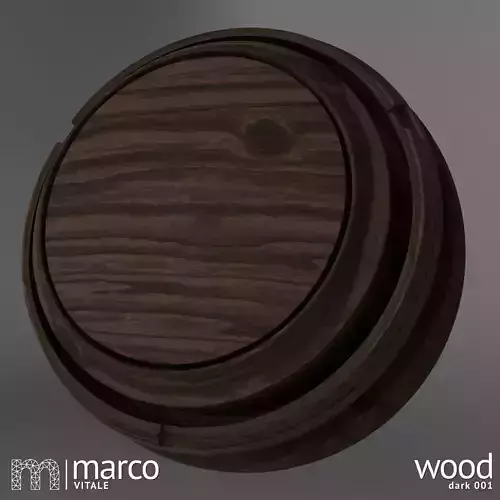 Free Seamless PBR Wood - Dark 001 Texture