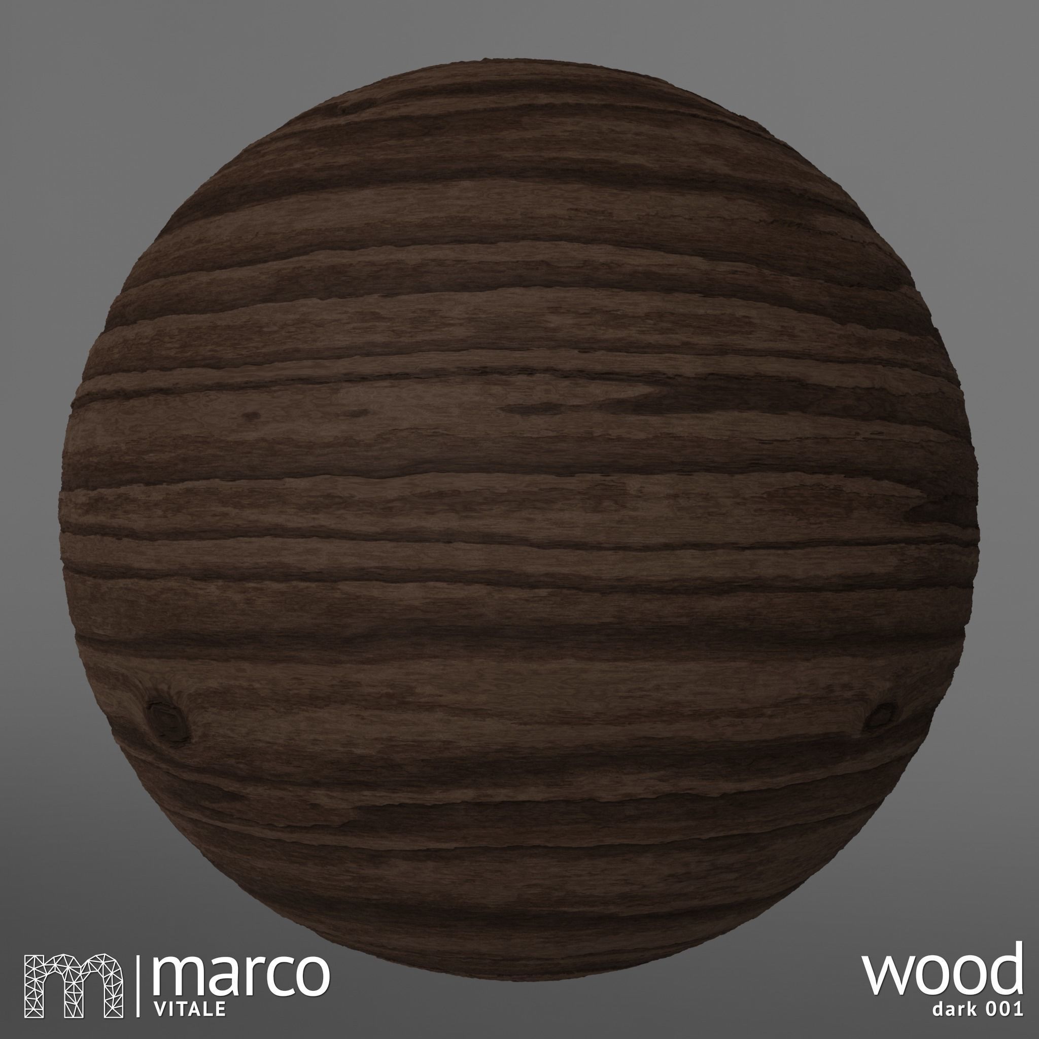 Free Seamless PBR Wood - Dark 001 Texture_1