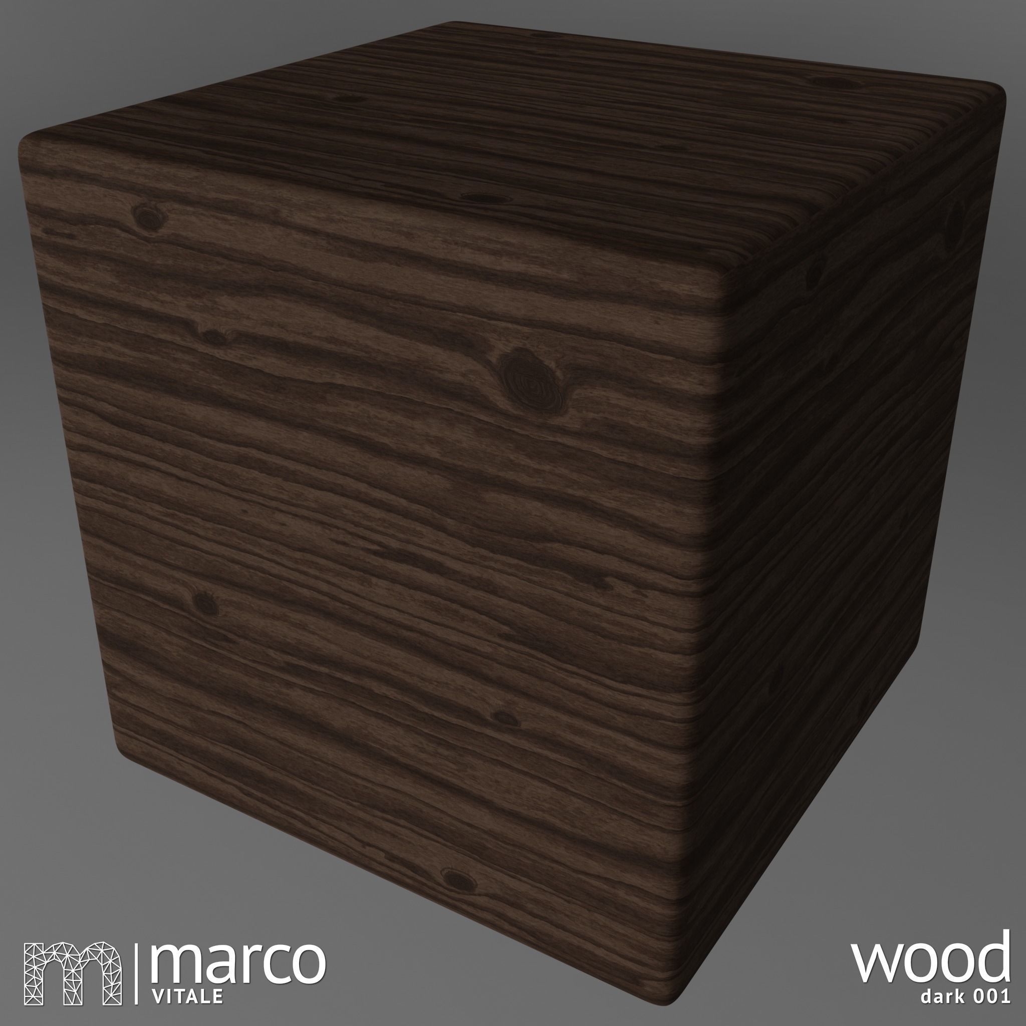 Free Seamless PBR Wood - Dark 001 Texture_2