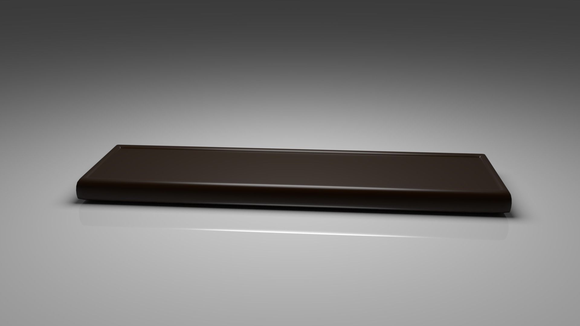 Dark Chocolate Bar 1 3D model_1