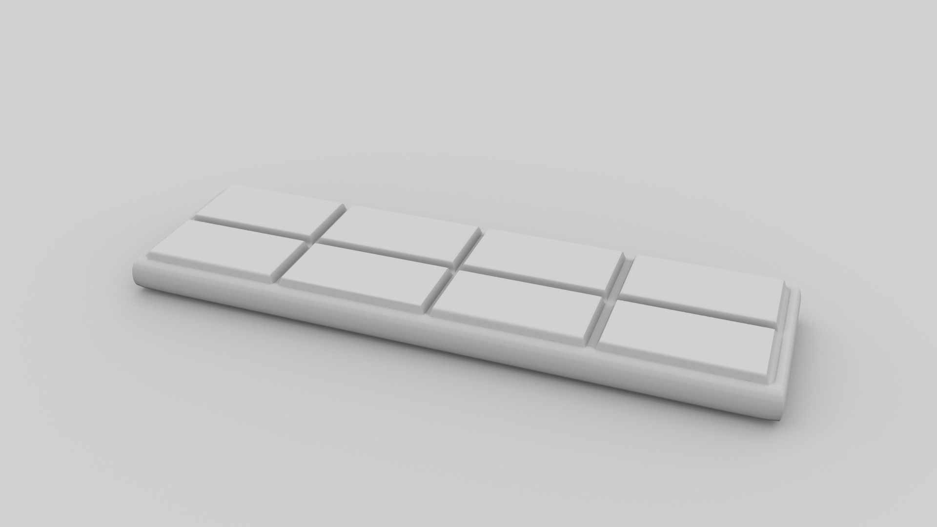 Milk Chocolate Bar 3 3D model_3