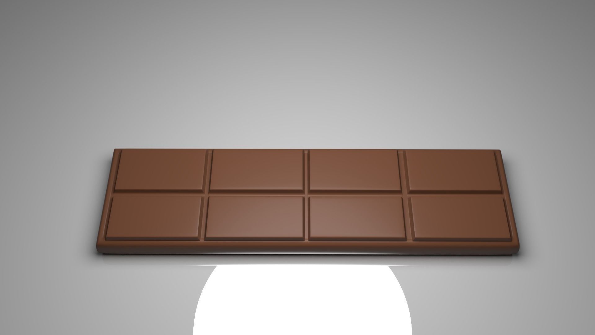 Milk Chocolate Bar 3 3D model_2
